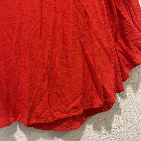 Torrid Harper Swiss Dot Sleeveless Red Tunic Tank 3X - Picture 4 of 10
